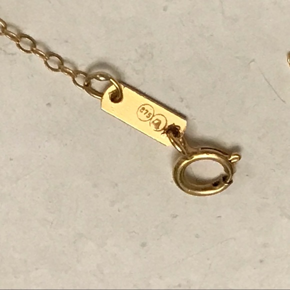 โ21k solid gold bracelet with swarovski fuchsia ball - Picture 9 of 13